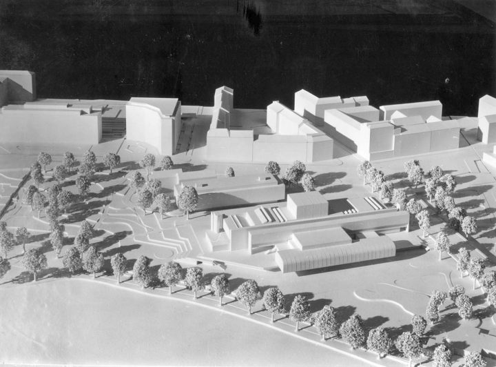 Competition entry scale model, Finnish National Opera