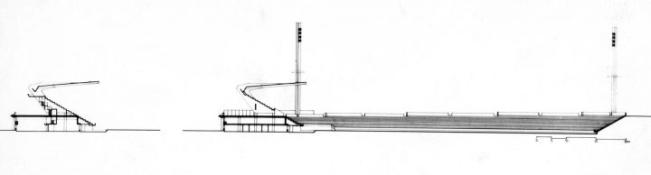 Section plan, Ratina Stadium
