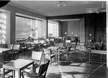 J. R. Lehtinen café on the first floor, Sampo House