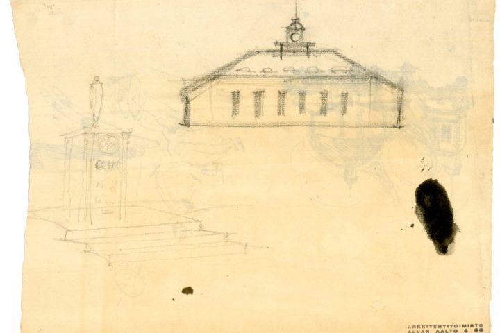 Original drawing by Alvar Aalto, Alajärvi Youth Association Building