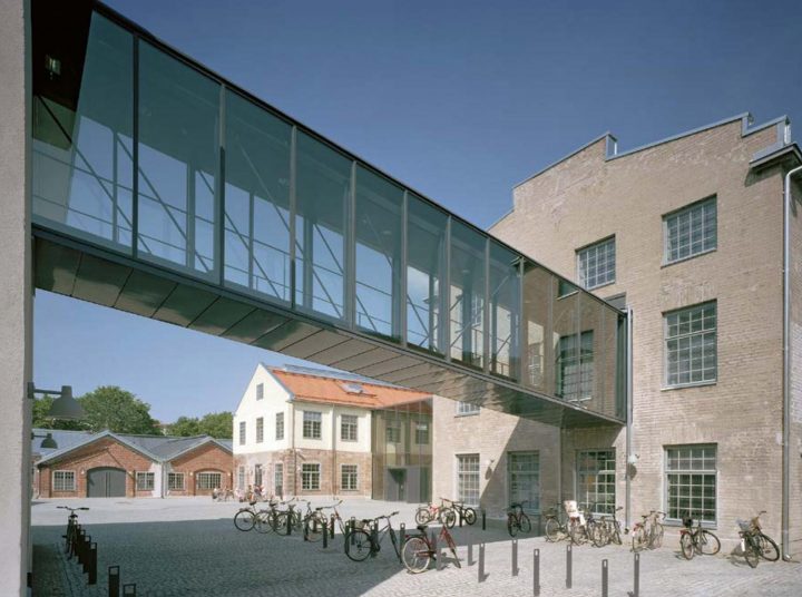 View from the courtyard, Åbo Akademi University Arken Campus