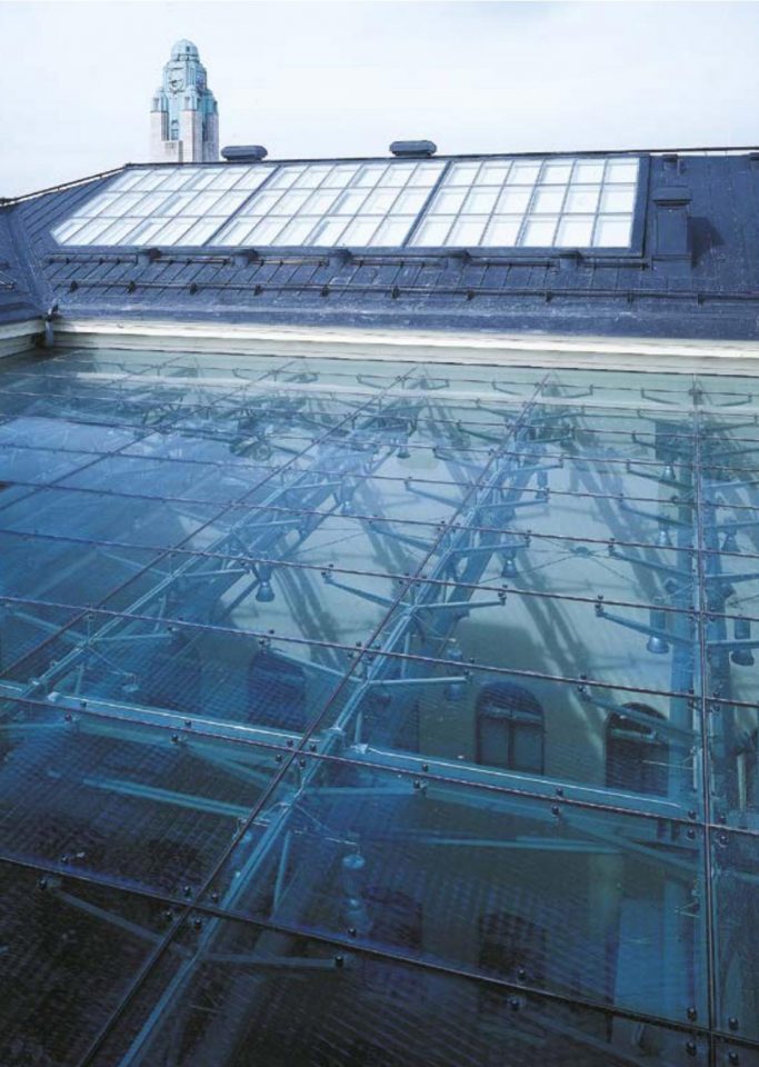 Glass roof, Ateneum Art Museum Extension