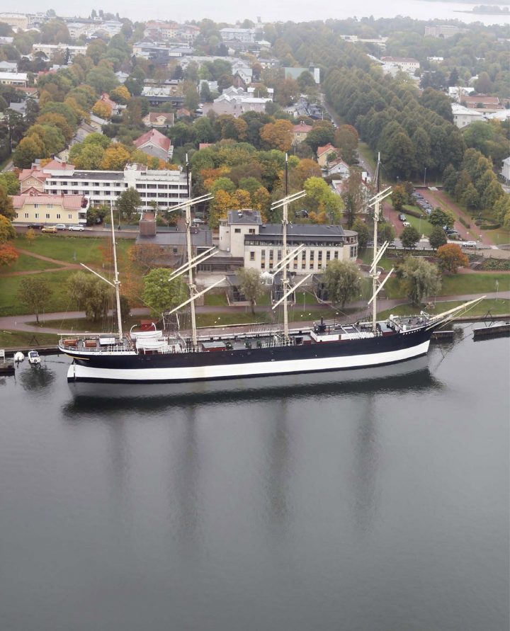Aerial view from the west, Åland Maritime Museum