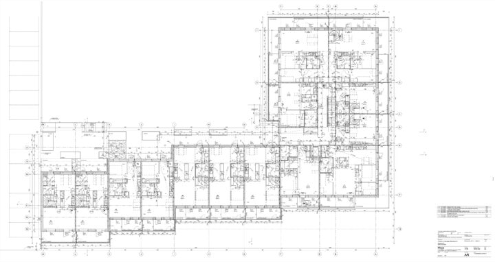 Floor plan, Bredanportti Apartment Block