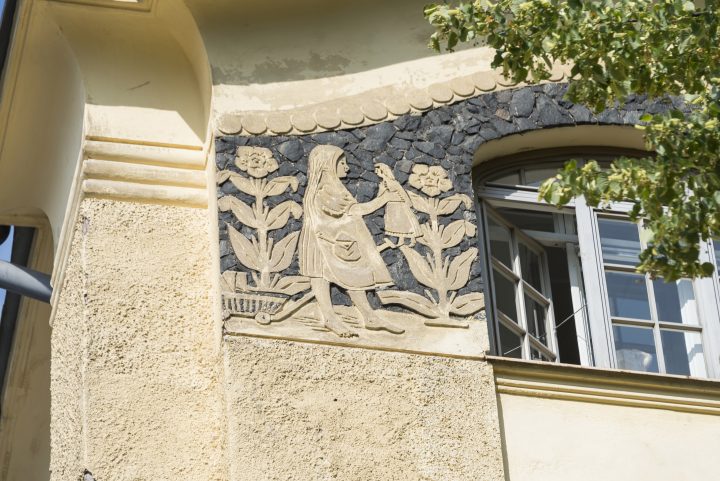 Detail of the façade, Ebeneser Kindergarten