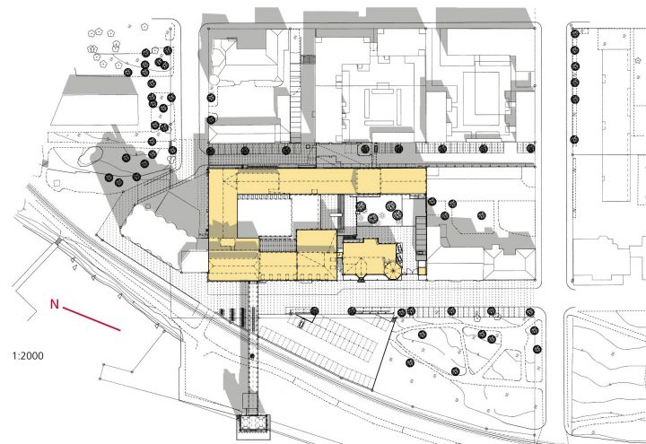 Site plan, Åbo Akademi University Fab Academill