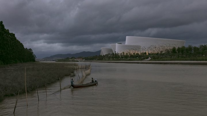 View from the river, Fuzhou Strait Culture and Art Centre