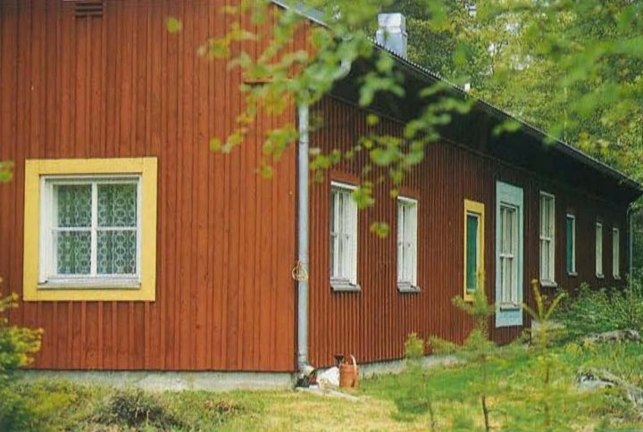 Detail of the elevation, Gerby-Västervik Home for Elderly