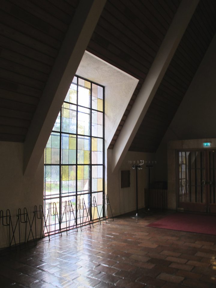 Smaller chapel window, Honkanummi Funerary Chapel