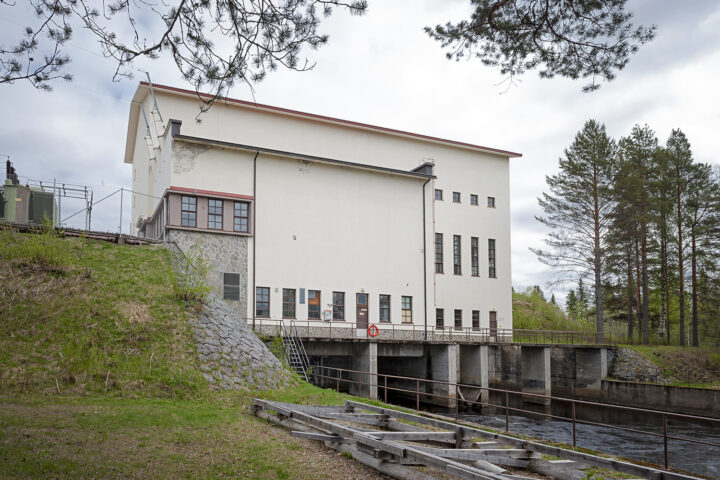 View from the northwest in 2019, Katerma Hydropower Plant