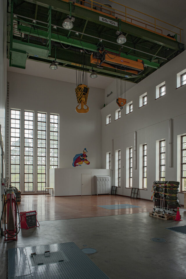 Machine hall in 2019, Katerma Hydropower Plant
