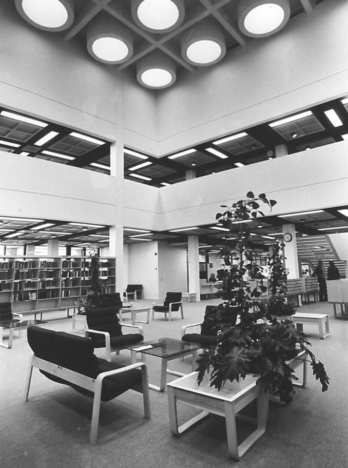 The interior, Pori City Library