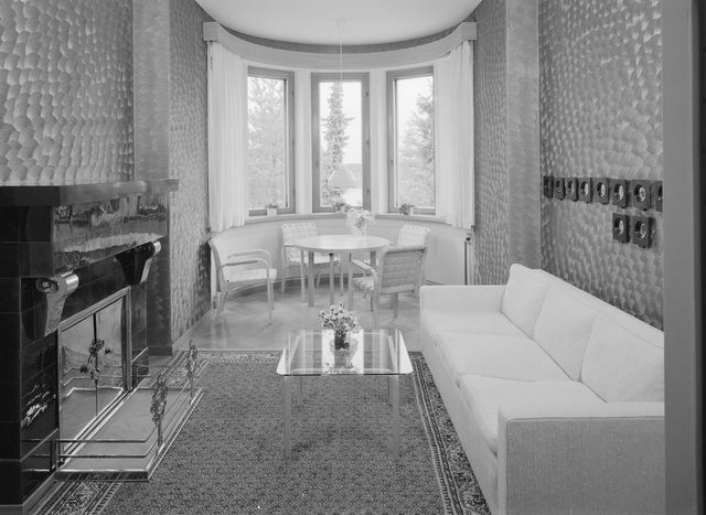 Meeting room with Artek furniture in the 1980s, Kultaranta Summer Residence of the President of Finland