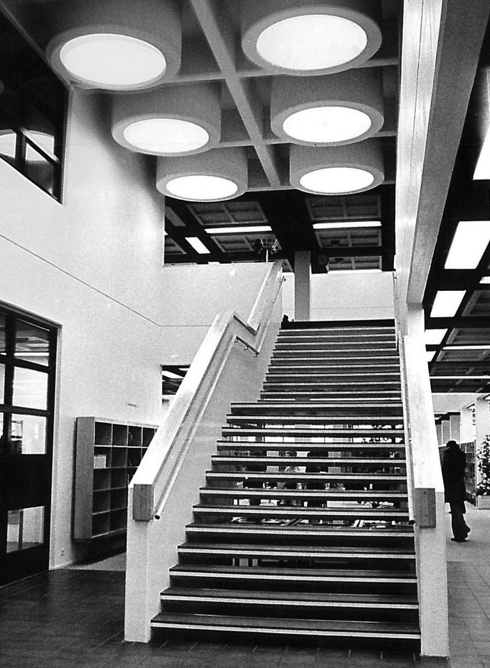 The main staircase, Pori City Library