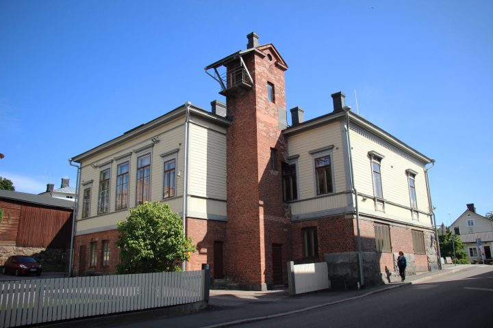 The tower dryer, Porvoo Voluntary Fire Brigade House