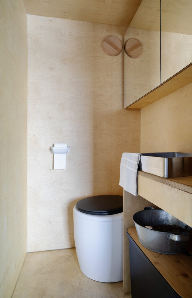 Bathroom, Majamaja Village for off-grid living