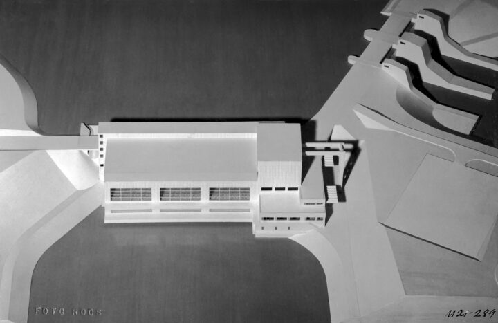 Scale model, Montta Hydropower Plant