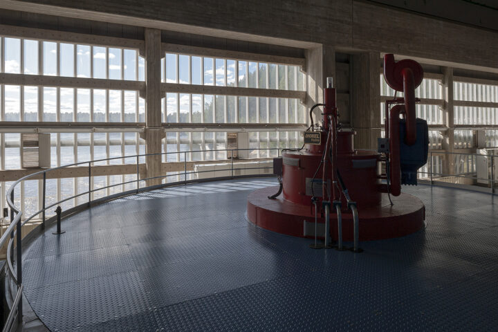 Machine hall, Montta Hydropower Plant
