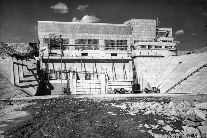Photo from 1953, Montta Hydropower Plant