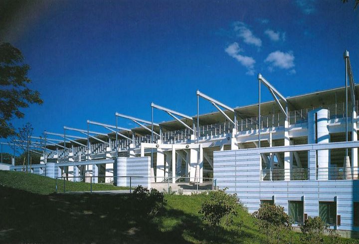 North elevation, Paavo Nurmi Stadium