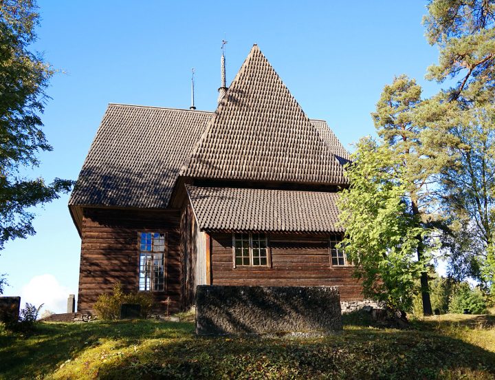 The church photographed from the east, The Petäjävesi Old Church