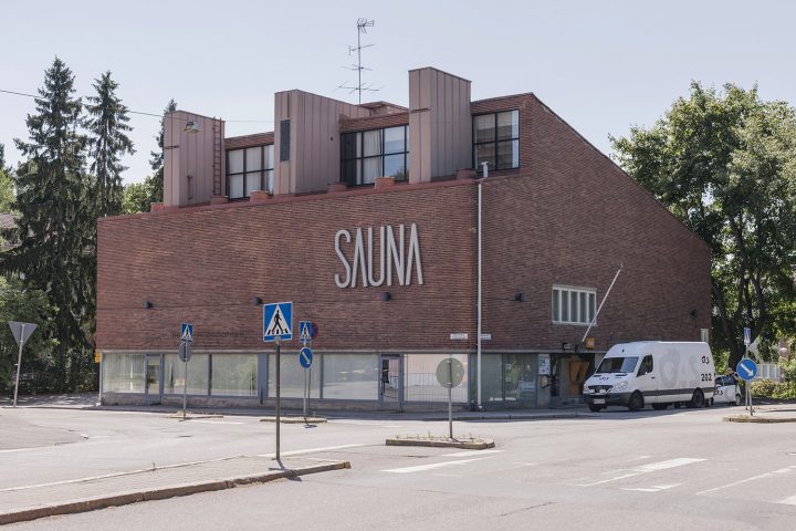 Maunula community centre, designed by Viljo Revell, was originally a public sauna , Sahanmäki Residential Area