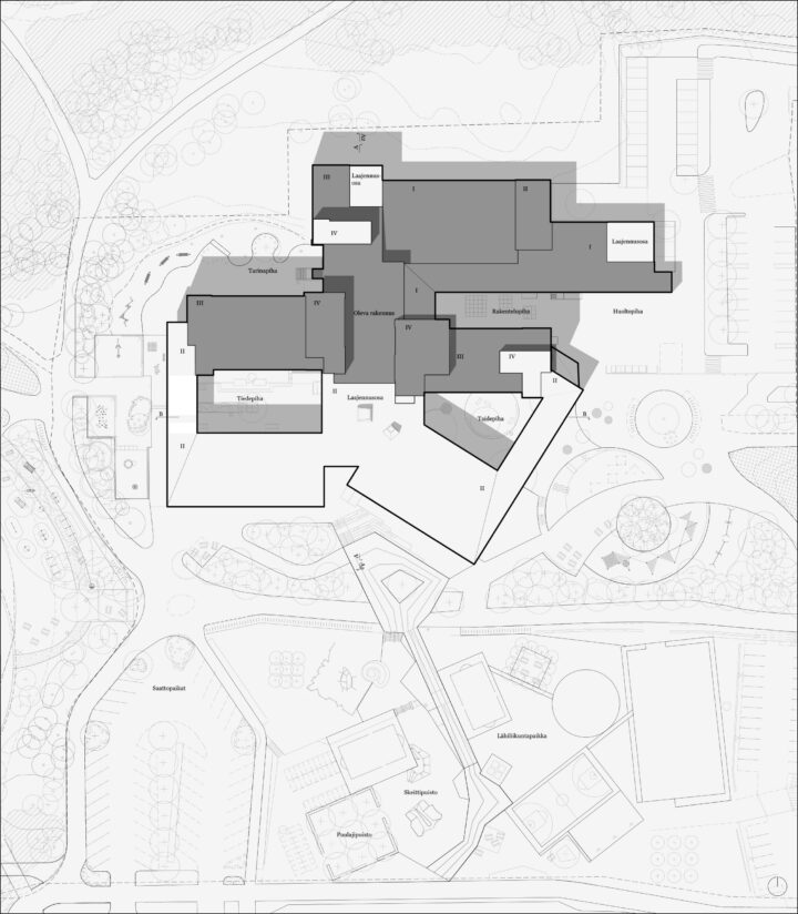 Area plan, Sipoonlahti School Extension