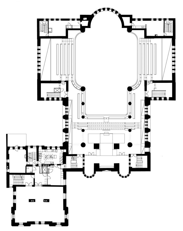 1st floor with galleries, St Paul’s Church