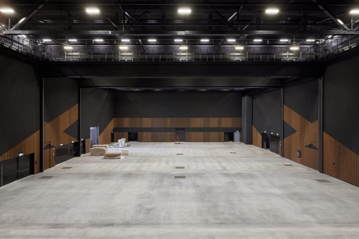Main hall nearly completed, Event Centre Satama