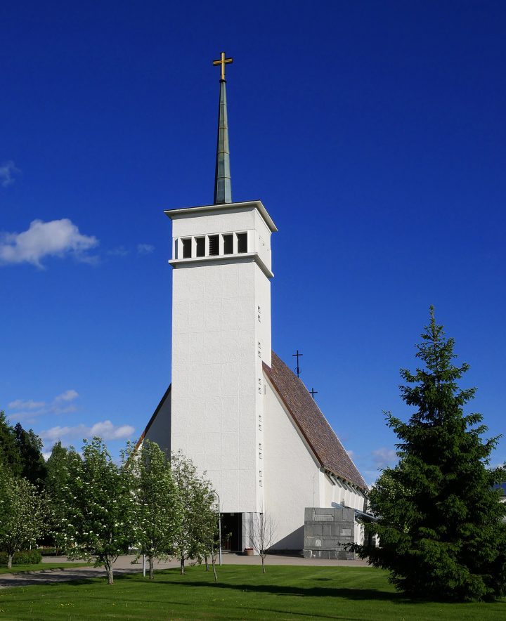 View from the south, Teuva Church