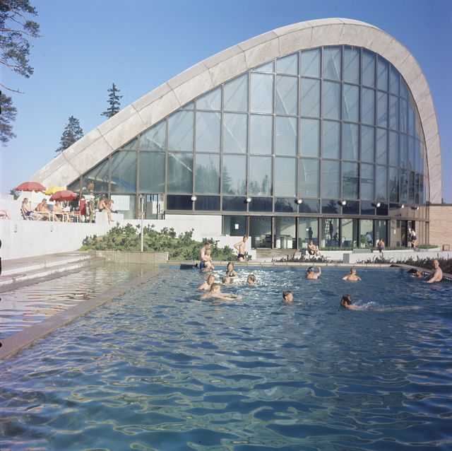 Outdoor swimming pool, Kouvola Sports Park Swimming Hall