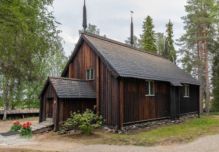 Old church has retained its original appearance, Sodankylä Old Church