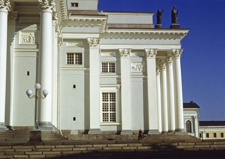 Detail of the western façade, Helsinki Cathedral
