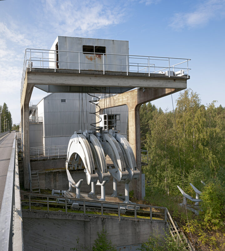 Log crane, Utanen Hydropower Plant