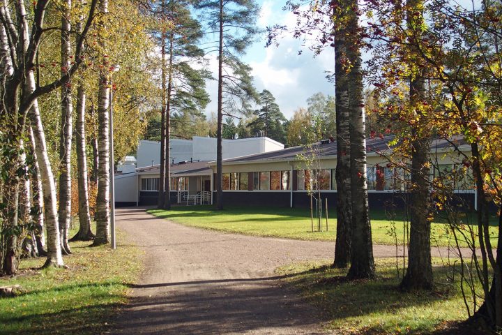 View from Silkkiniitty park, Tapiola Co-educational School