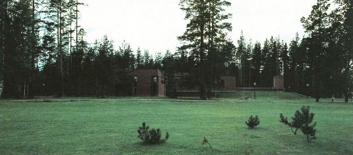 View from the southeast, Törnävä Funerary Chapel