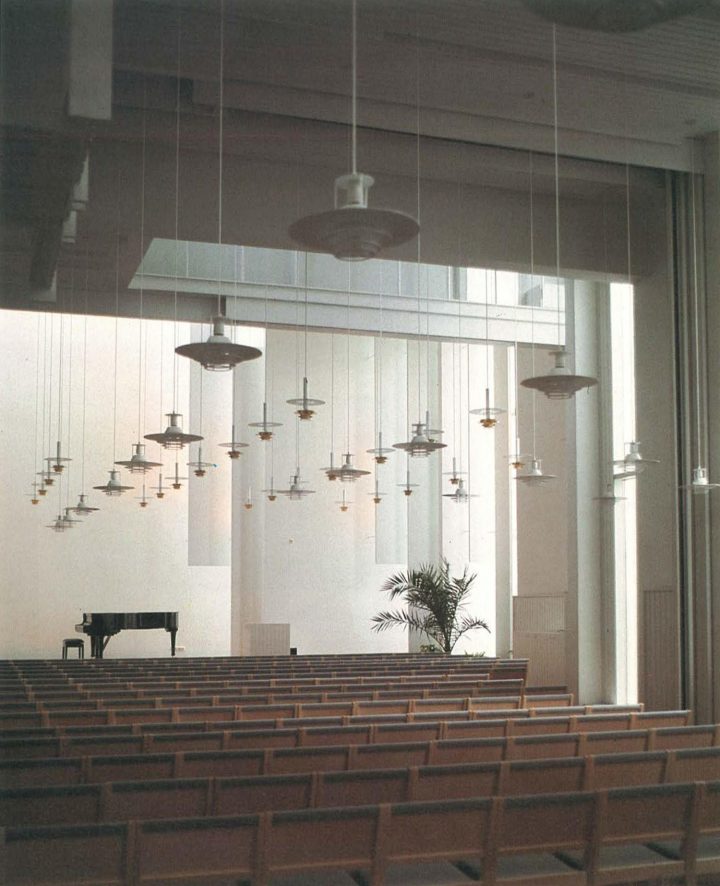 Interior of the main parish hall, Kirkkonummi Parish Centre