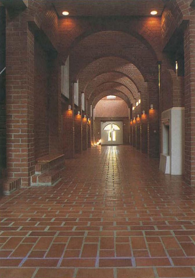 Gallery corridor, Myllyoja Parish Centre