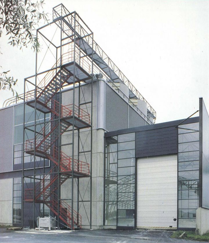 End elevation, Varkaus Paper Mill Additives Processing Unit