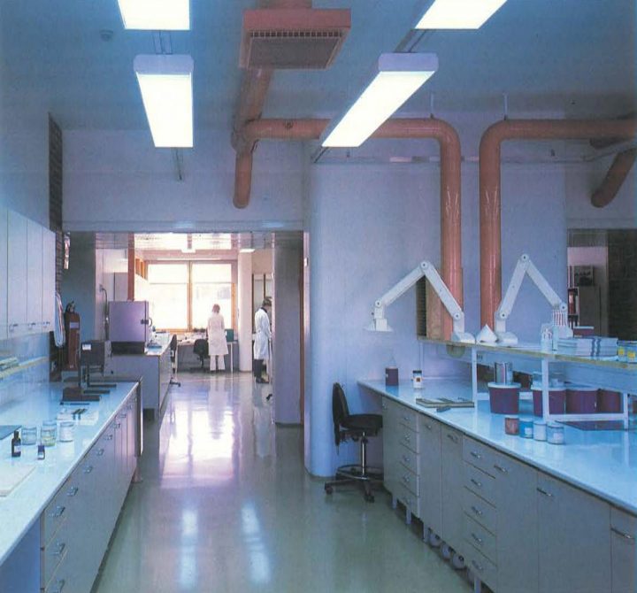 View from the laboratory , Tikkurila Headquarters