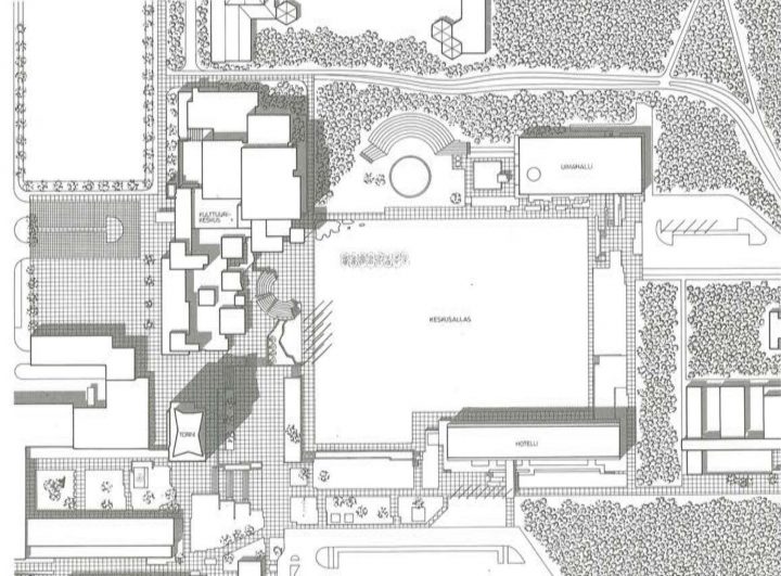 Site plan, Espoo Cultural Centre