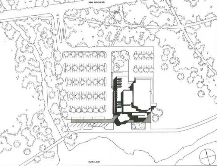 Site plan, Concert and Congress Hall Mikaeli