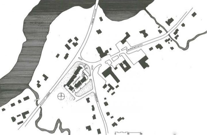 Site plan, Ylistaro Government Office Complex