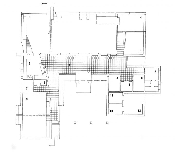 Floor plan, Gerby Parish Centre