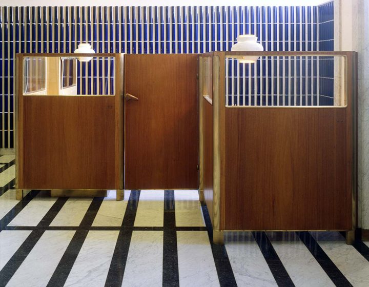 Preserved cubicle in 1997, National Pensions Institute