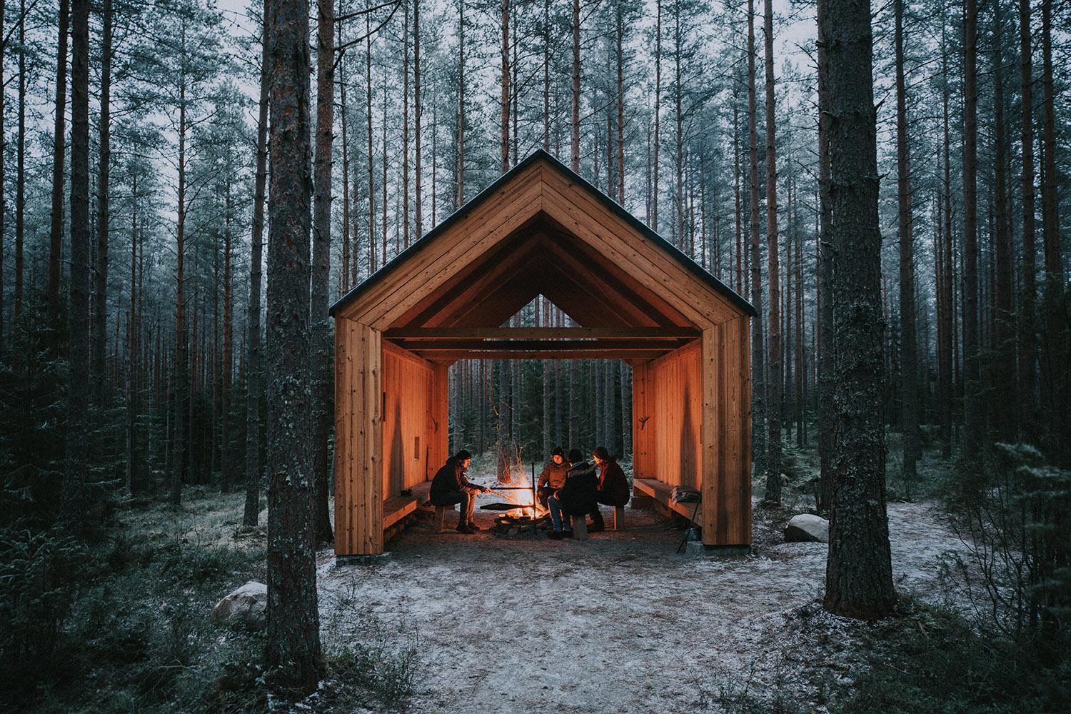 Kirkkokivi Wooden Shelter · Finnish Architecture Navigator