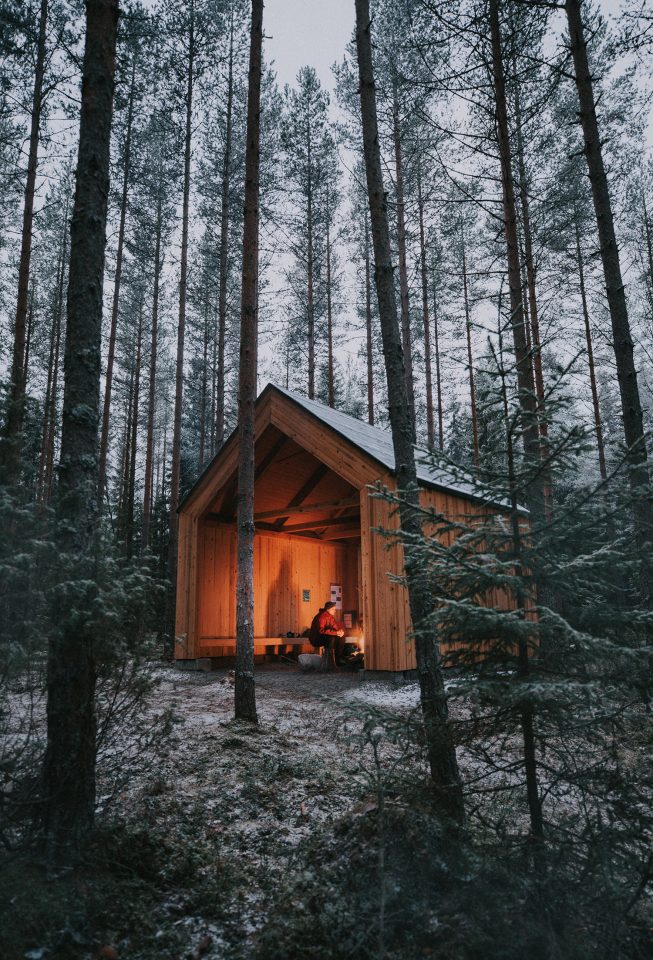 Kirkkokivi Wooden Shelter
