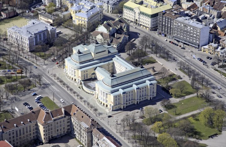 Aerial view from the 2000s, Estonia Theatre