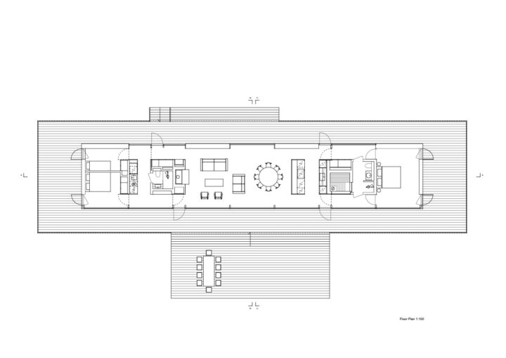 Floor plan, Villa M