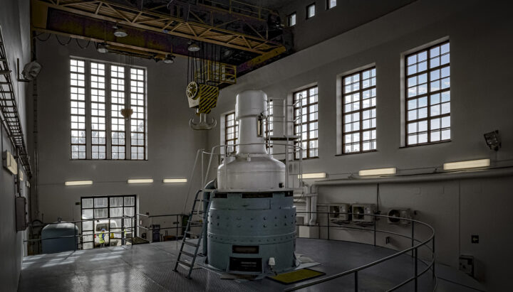 Machine hall in 2021, Kallioinen Hydropower Plant